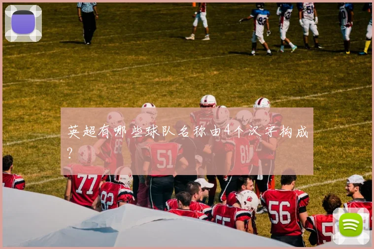 英超有哪些球队名称由4个汉字构成？